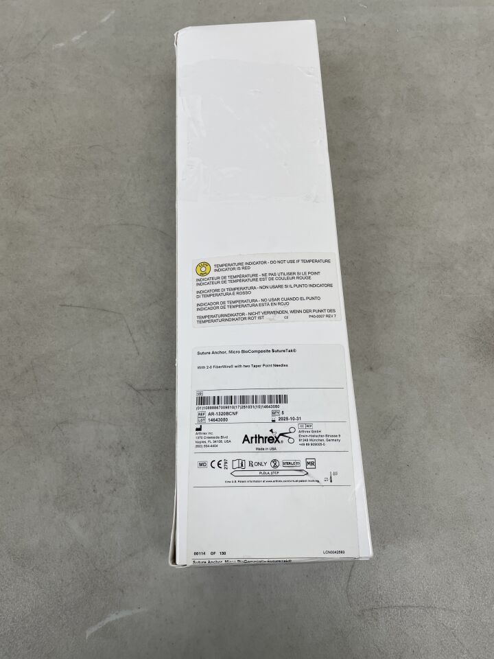 AR-1320BCNF - ARTHREX - Suture Anchor Micro BioComposite SutureTak 2.4 x 6.5mm, (BX/5)