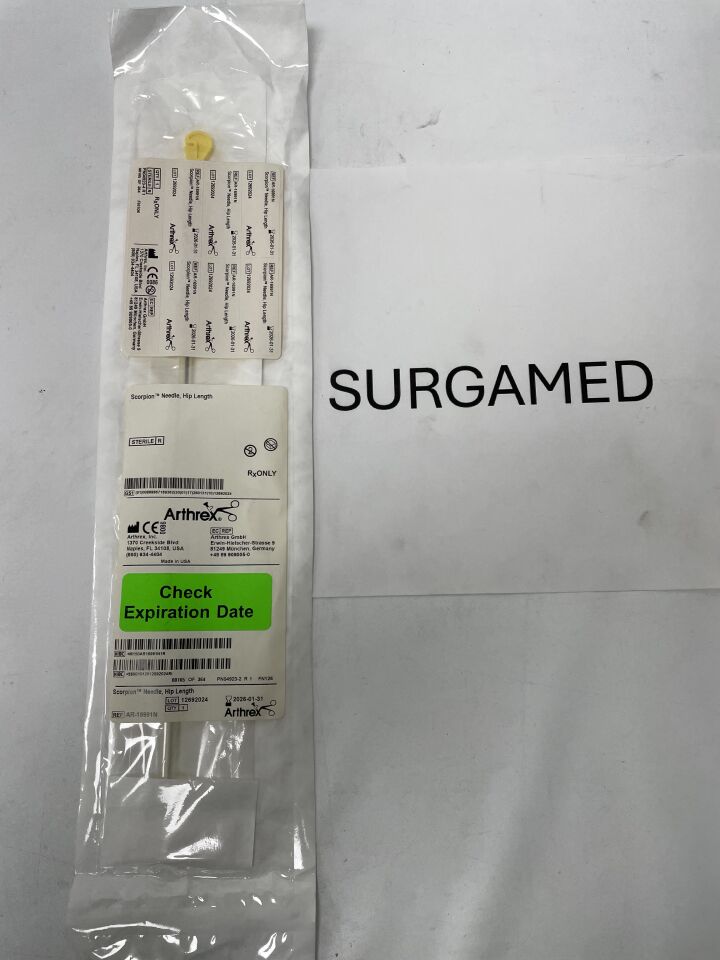 AR-16991N - ARTHREX - Scorpion Needle, Hip Length, (EA)