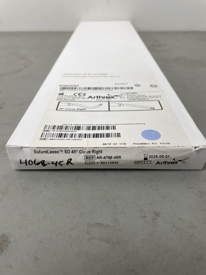 AR-4068-45R - ARTHREX - SutureLasso SD, 45 Degree, Curve Right, (BX/1)