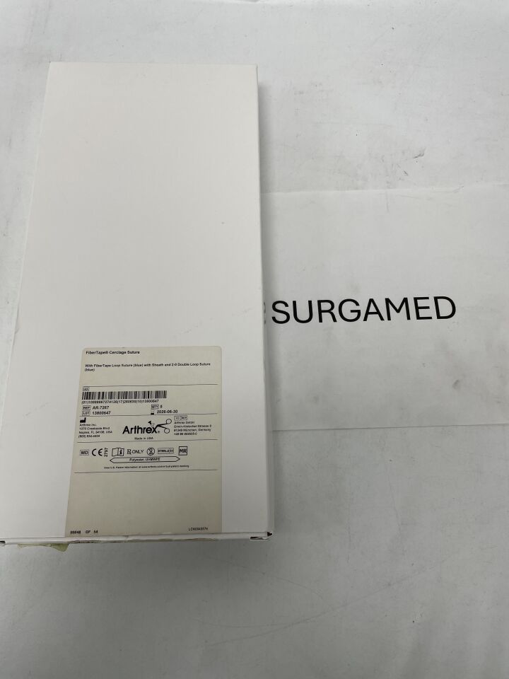 AR-7267 - ARTHREX - FiberTape Low-Profile Radiolucent Cerclage Suture, 2 mm Size, 48 in. Length, (BX/5)
