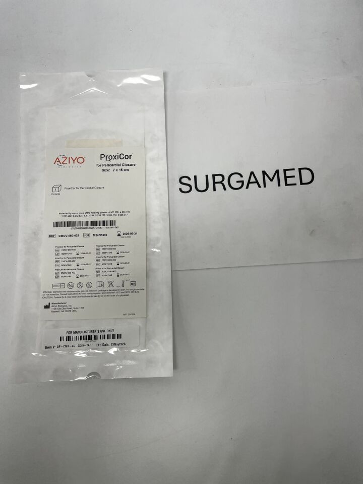 CMCV-060-402 - AZIYO - ProxiCor for Pericardial Closure 7 x 15cm, (EA)