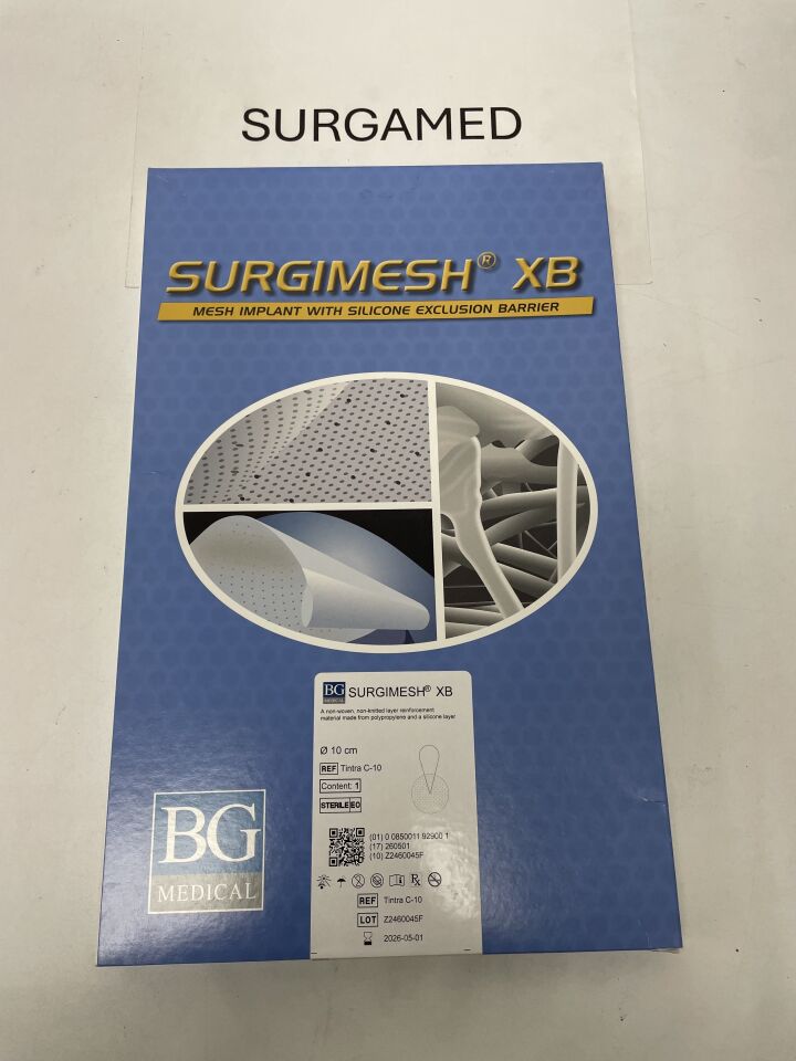Tintra C-10 - BG MEDICAL - SURGIMESH XB Round, 10cm, (BX/1)