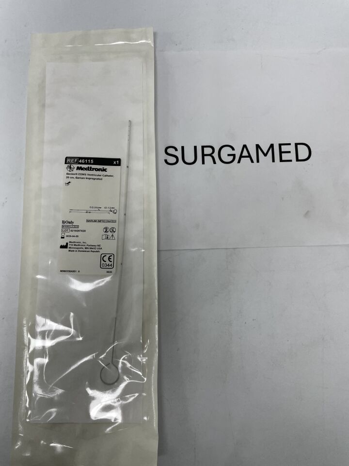 46115 - MEDTRONIC - Becker EDMS Ventricular Catheter, Barium, 20cm, (EA)