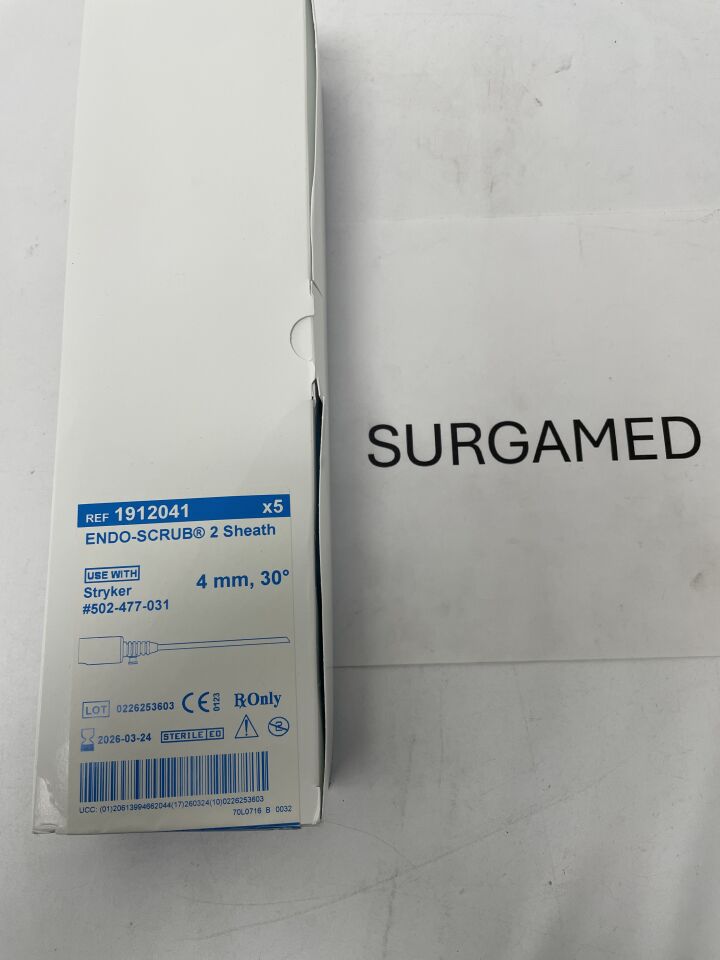 1912041 - MEDTRONIC - Endo-Scrub 2 Cleaning Sheath, For Stryker 502-477-031 Arthroscope, 4 mm Size, (BX/5)
