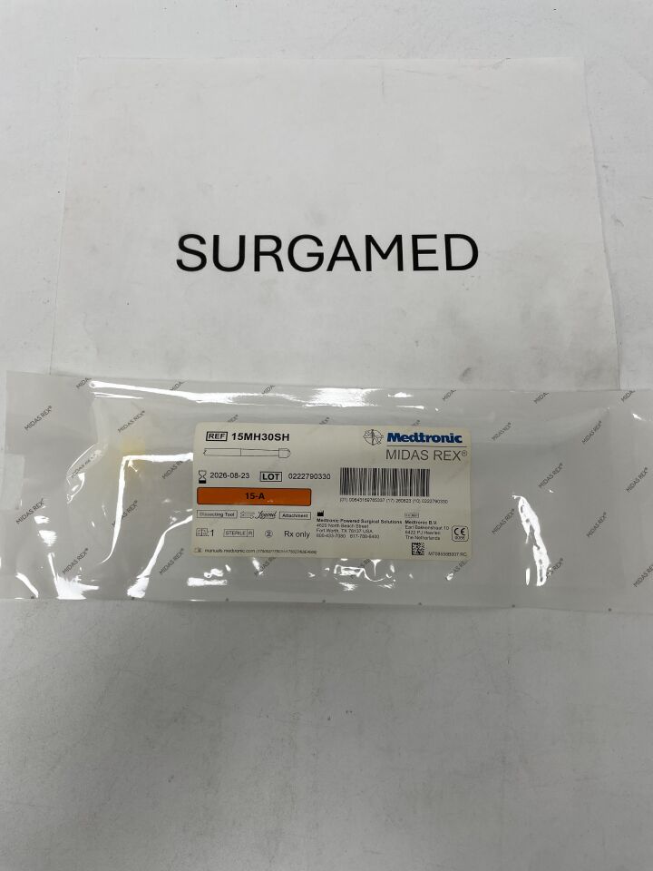 15MH30SH - MEDTRONIC - Midas Rex Legend, Match Head Fluted Short 15cm, 3mm, (EA)
