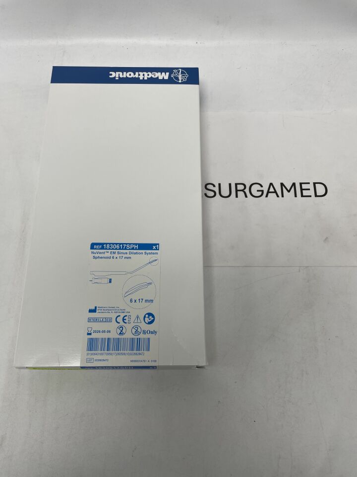 1830617SPH - MEDTRONIC - NuVent EM Sinus Dilation System Sphenoid 6mm x 17mm, (BX/1)