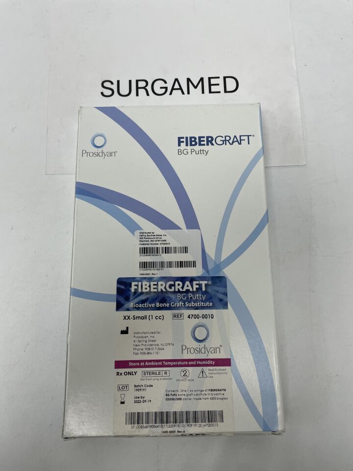 4700-0010 - PROSIDYAN - FiberGraft BG Putty, 1cc, (BX/1)