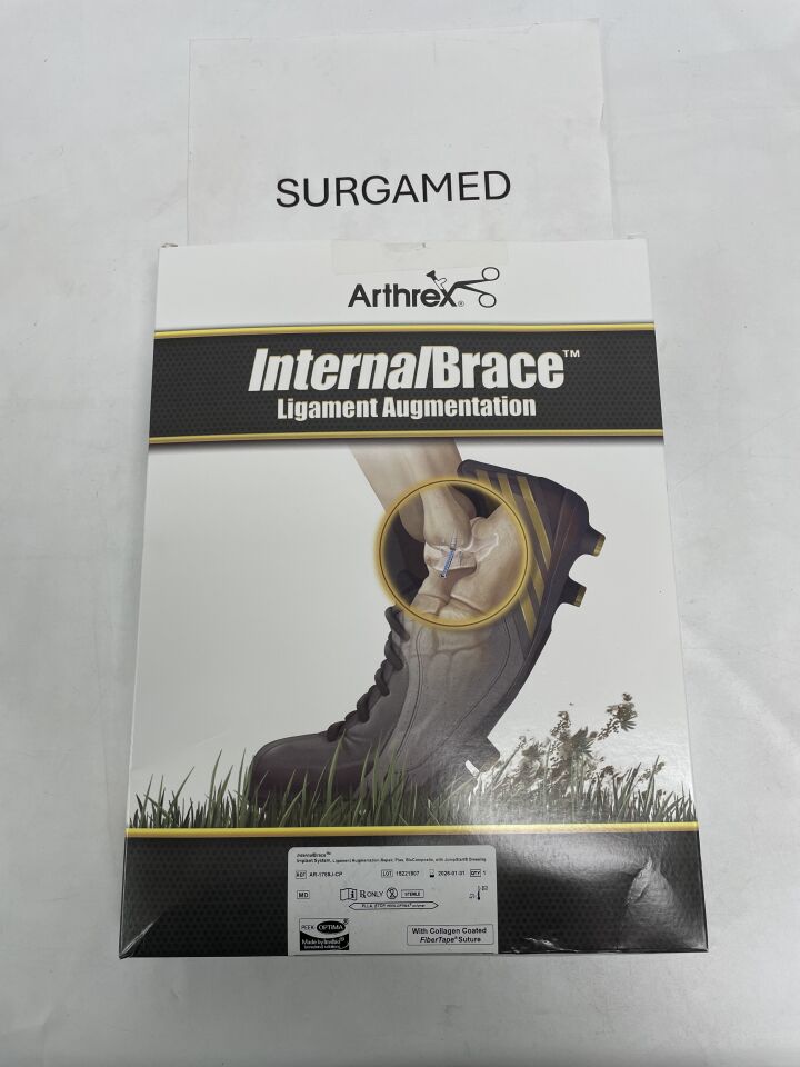 AR-1789J-CP - ARTHREX - InternalBrace Implant System, Ligament Augmentation Repair, BioComposite w/FiberTape & JumpStart, (BX/1)