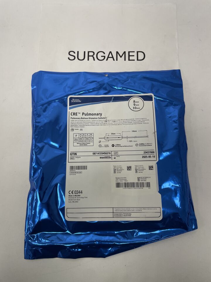 5033 - BOSTON SCIENTIFIC - CRE Pulmonary Balloon Dilatation Catheter - 8mm x 9mm x 10mm, (EA)
