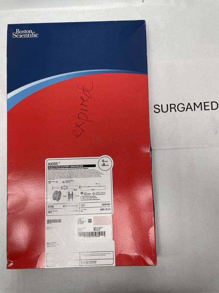 5368 - BOSTON SCIENTIFIC - AXIOS Stent and Electrocautery-Enhanced Delivery System - 6mm x 8mm, (BX/1)