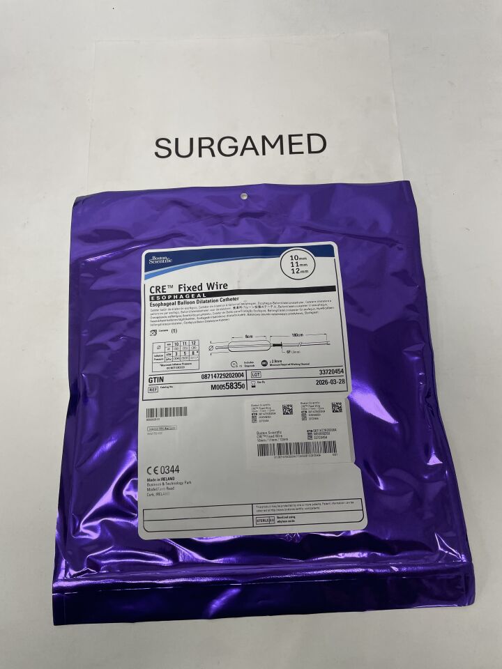 5835 - BOSTON SCIENTIFIC - CRE Fixed Wire Balloon Dilatation Catheter - Esophageal - 10mm x 11mm x 12mm, (EA)