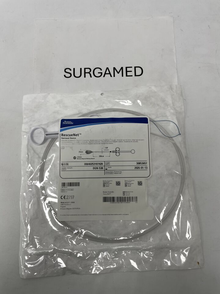 DGN-538 - BOSTON SCIENTIFIC - Rescuenet Retrieval Device, 7.5F x 30mm x 230cm, (EA)