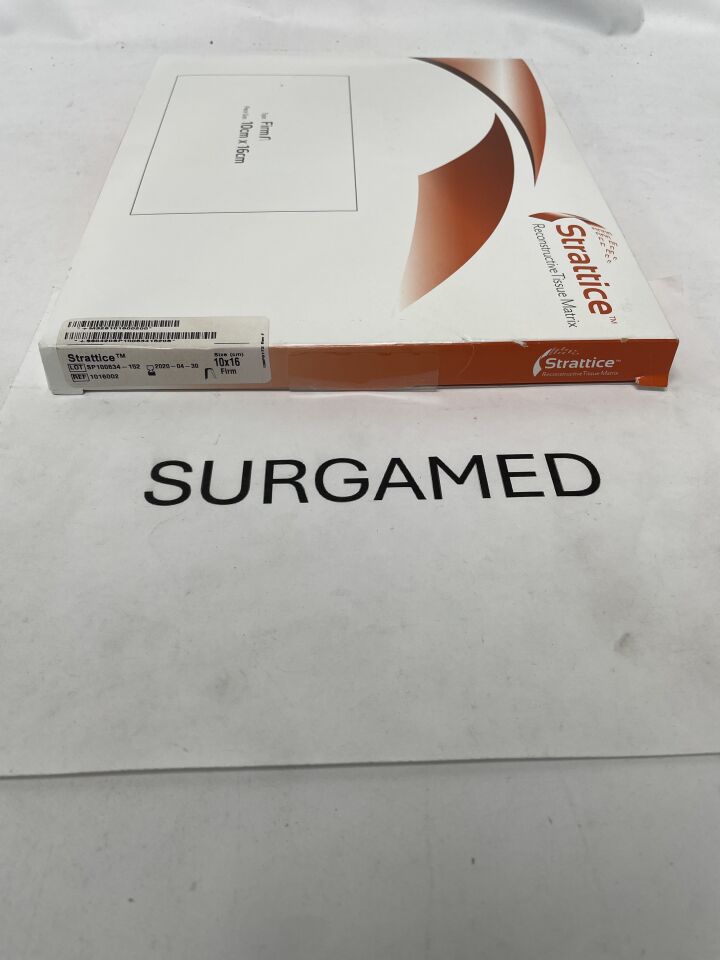 1016002 - ALLERGAN - Strattice Reconstructive Tissue Matrix Surgical Mesh 10cm x 16cm, (BX/1)