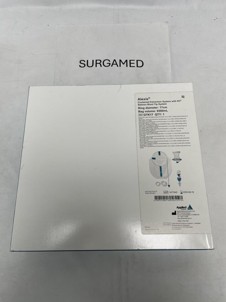 GTK17 - APPLIED MEDICAL RESOURCES - Alexis Contained Extraction System with Kii Balloon Blunt Tip System, 6500 mL Bag, (BX/1)