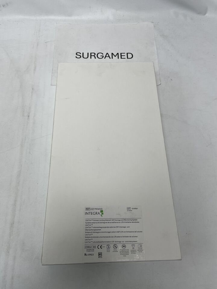 INS9030 - INTEGRA - LimiTorr Volume Limiting External CSF Drainage and Monitoring System, 30mL, (BX/1)