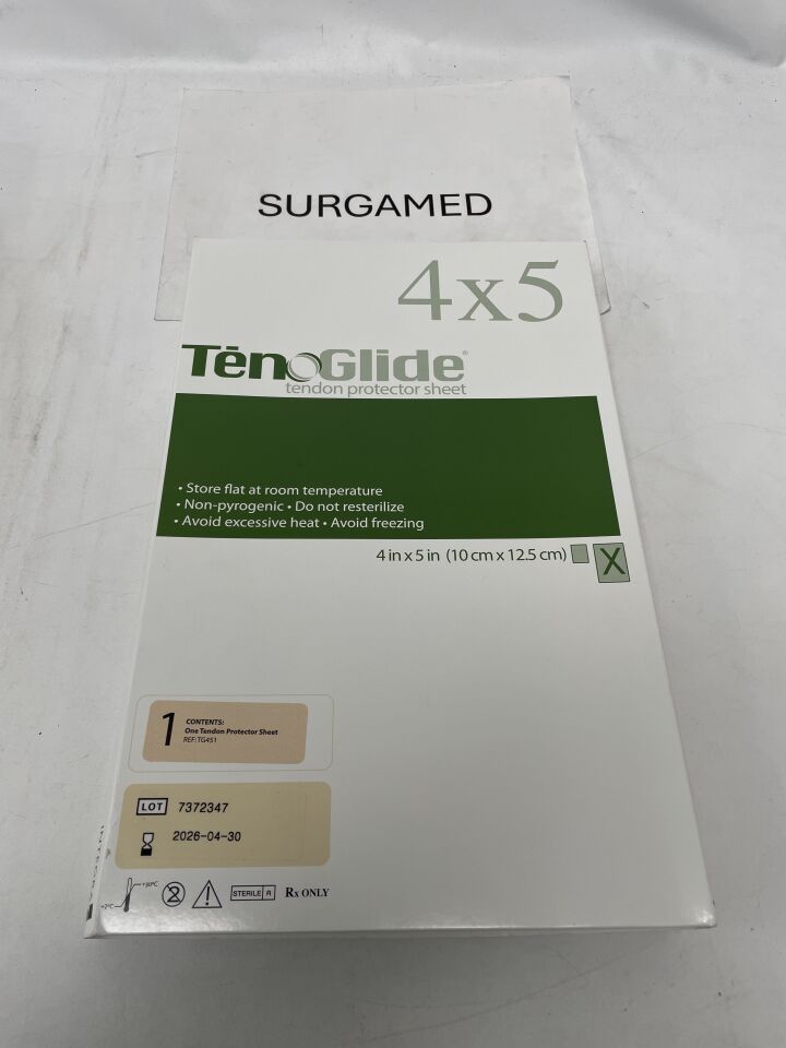 TG451 - INTEGRA - TenoGlide Tendon Protector Sheet 4" x 5", (BX/1)