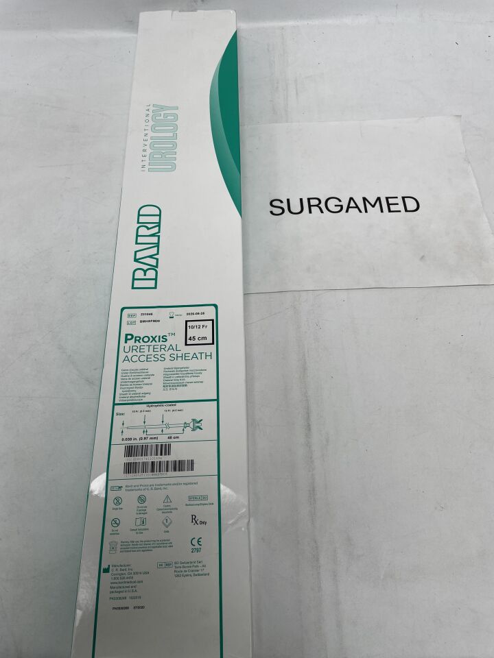 231045 - BARD - Proxis Ureteral Access Sheath 10/12F x 45cm, (BX/1)