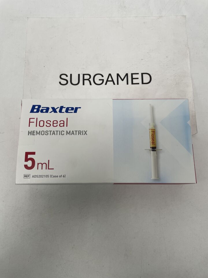 ADS202105 - BAXTER - Floseal Hemostatic Matrix w/RECOTHROM 5ml, (BX/1)