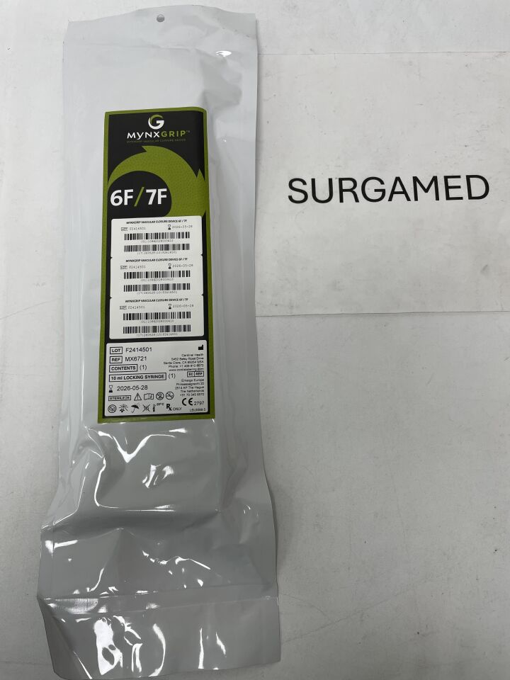 MX6721 - CORDIS - MynxGrip 6F/7F Vascular Closure Device, (EA)