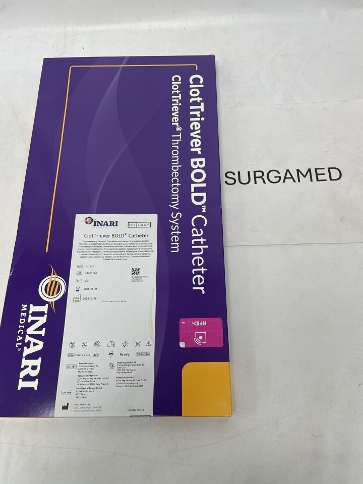 42-102 - INARI MEDICAL - ClotTriever BOLD Thrombectomy Catheter - 12Fr x 16mm x 80cm, (BX/1)