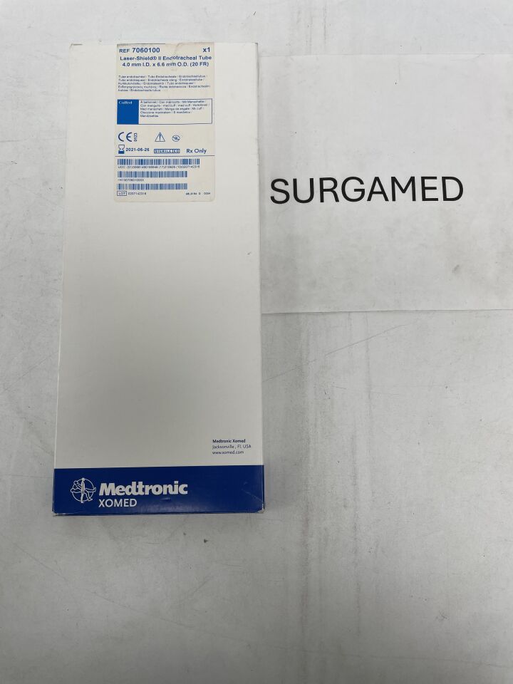 7060100 - MEDTRONIC - Laser-Shield II Endotracheal Tube 4.0mm I.D. x 6.6 mm O.D. (20Fr), (BX/1)