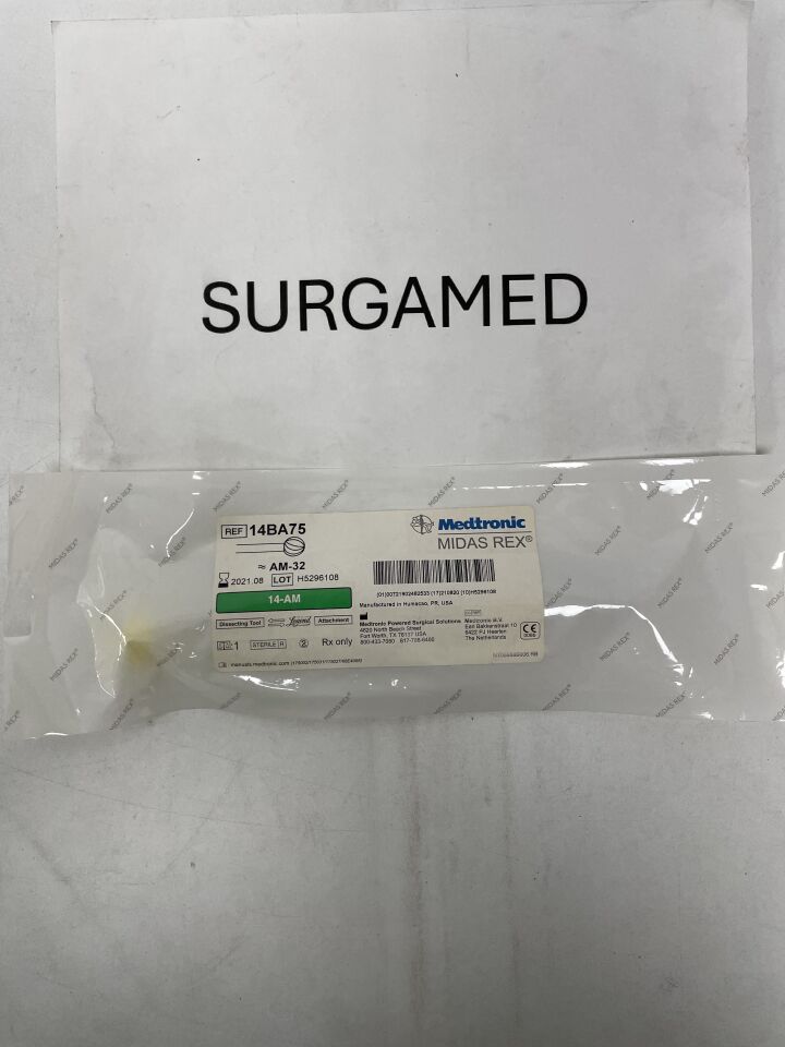 14BA75 - MEDTRONIC - Midas Rex Legend, Ball Fluted 14cm, 7.5mm, (EA)