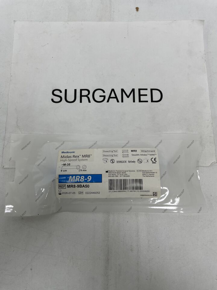 MR8-9BA50 - MEDTRONIC - Midas Rex Legend, Ball Fluted 9cm, 5mm, (EA)