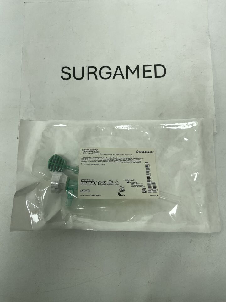 72200904 - SMITH & NEPHEW - Clear-Trac Complete Threaded Cannula and Obturator: 8.5mm x 45mm, (EA)