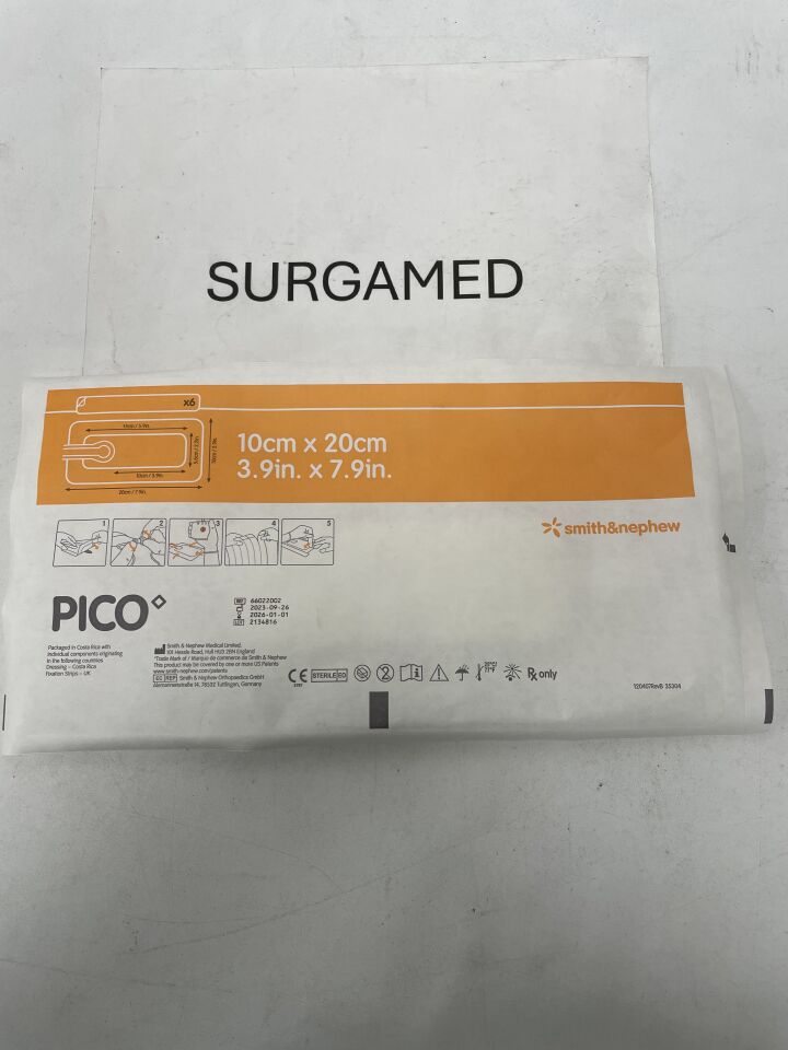 66022002-D - SMITH & NEPHEW - PICO 7 NPWT Dressing, 10cm x 20cm (Dressing ONLY), (EA)