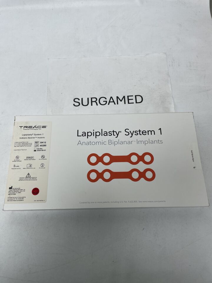 SK12 - TREACE MEDICAL - Lapiplasty System Anatomic Biplanar Implants, (BX/1)