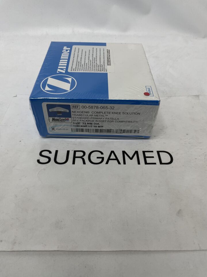 00-5878-065-32 - ZIMMER - NexGen Primary Porous Patella, 32 x 10 mm, (BX/1)