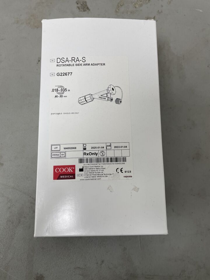 G22677 - COOK - Side Arm Adapter, Rotatable, .018-.035", (BX/10)