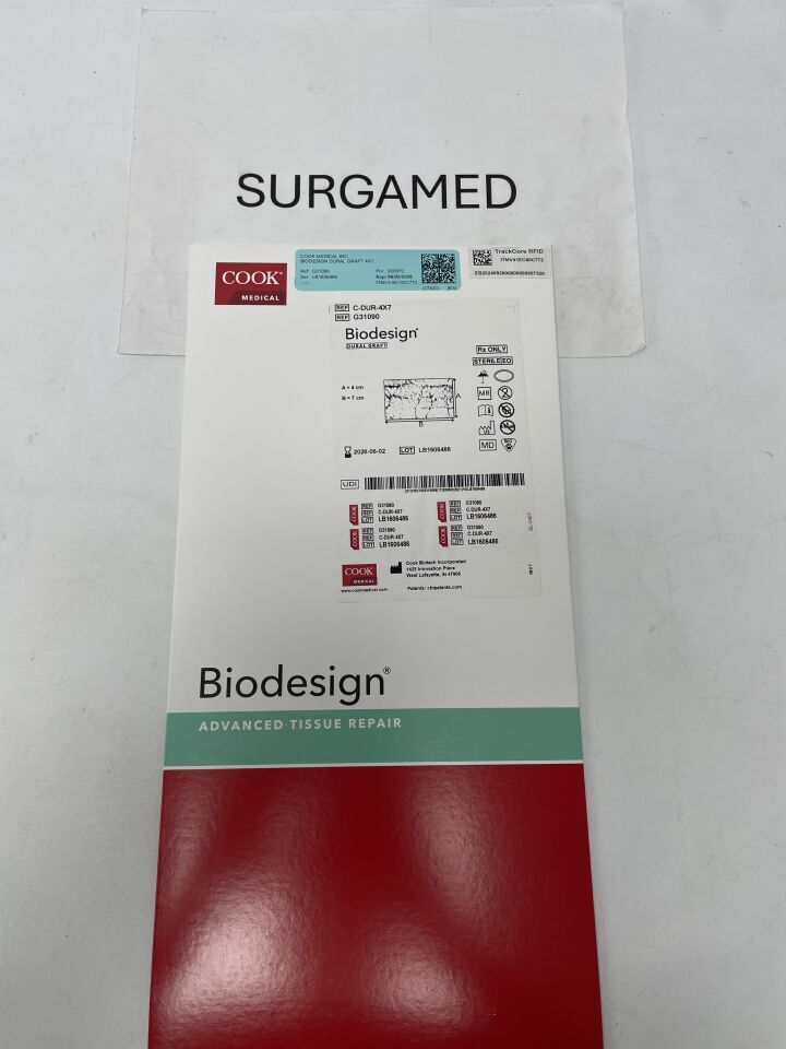 G31090 - COOK - Biodesign Dural Graft, 4cm x 7cm, (BX/1)