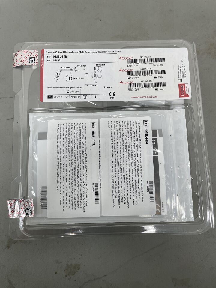 G34063 - COOK - ShortShot Saeed Hemorrhoidal Multi-Band Ligator with TriView Anoscope, .6", 15mm, 5", (EA)