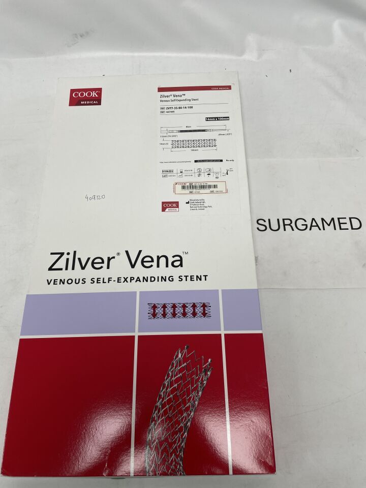 G57445 - COOK - Zilver Vena Venous Self-Expanding Stent -�14mm x 100mm, (BX/1)