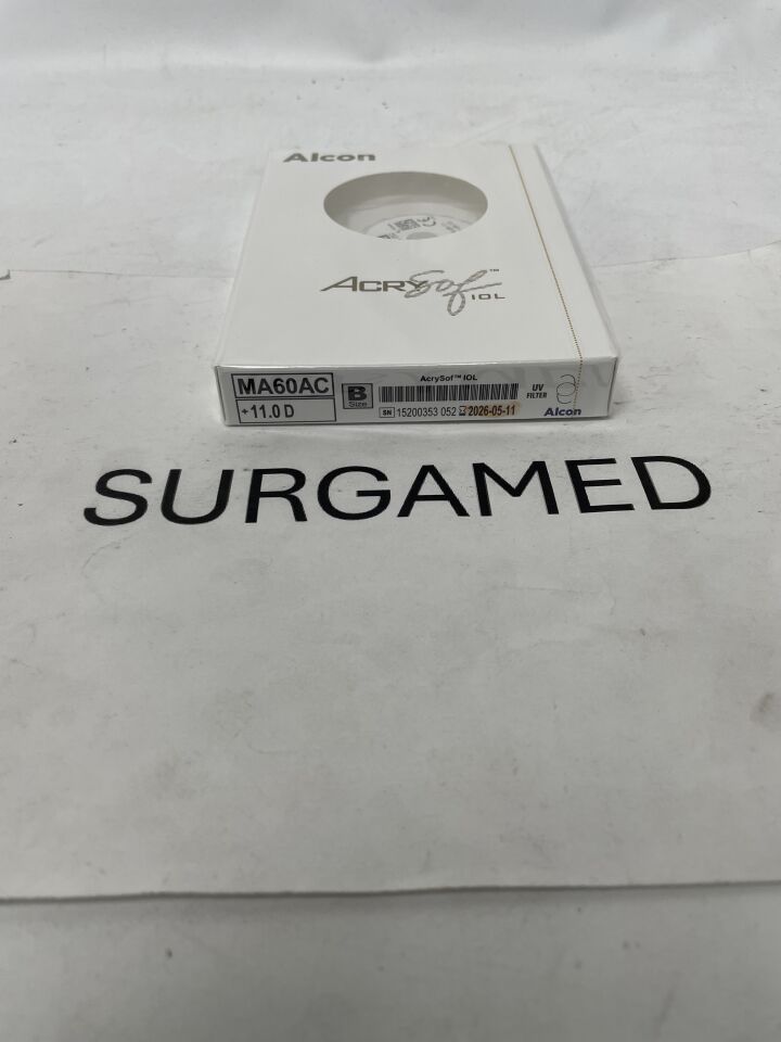 MA60AC.110 - ALCON - AcrySof Soft Acrylic Multipiece Intraocular Lens, 11.0D, (BX/1)