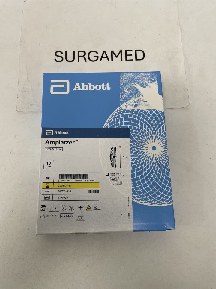9-PFO-018 - ABBOTT - Amplatzer PFO Occluder - 18mm, (BX/1)