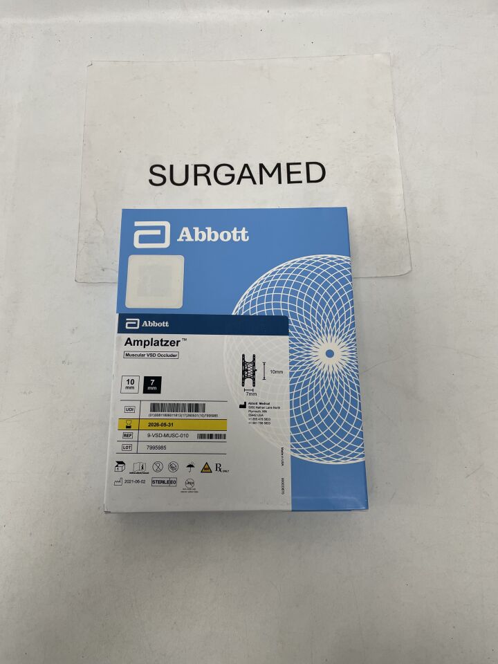 9-VSD-MUSC-010 - ABBOTT - Amplatzer Muscular VSD Occluder - 10mm x 7mm, (BX/1)