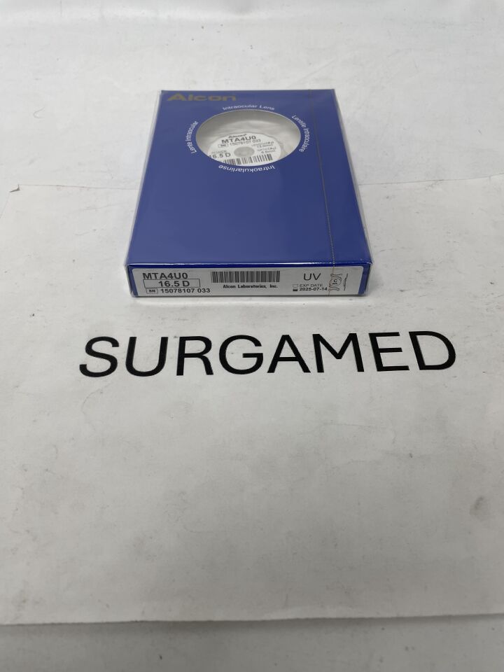 MTA4U0.165 - ALCON - Kelman Multiflex III Intraocular Lens, 16.5D, (BX/1)