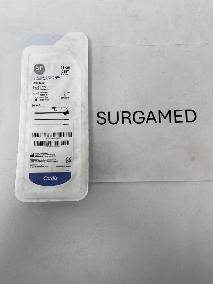 504-605X - CORDIS - Avanti+ Introducer - 5Fr x 11cm x .038", (EA)