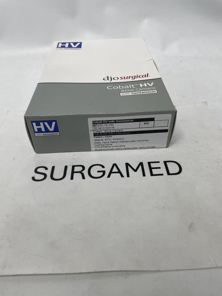 600-15-100 - DJO - Cobalt HV With Gentamicin, (BX/1)