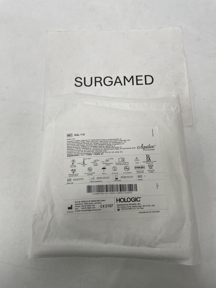 AQL-110 - HOLOGIC - Inflow Tube Set for Aquilex Fluid Control System, (EA)