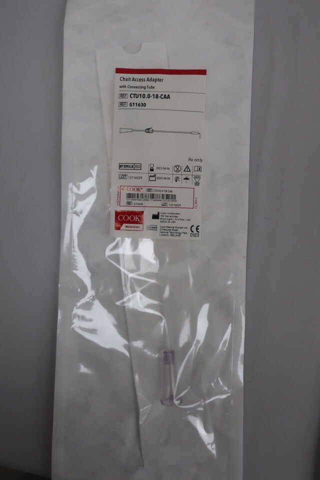 G11630 - COOK - Chait Access Adapter with Connecting Tube, (EA)