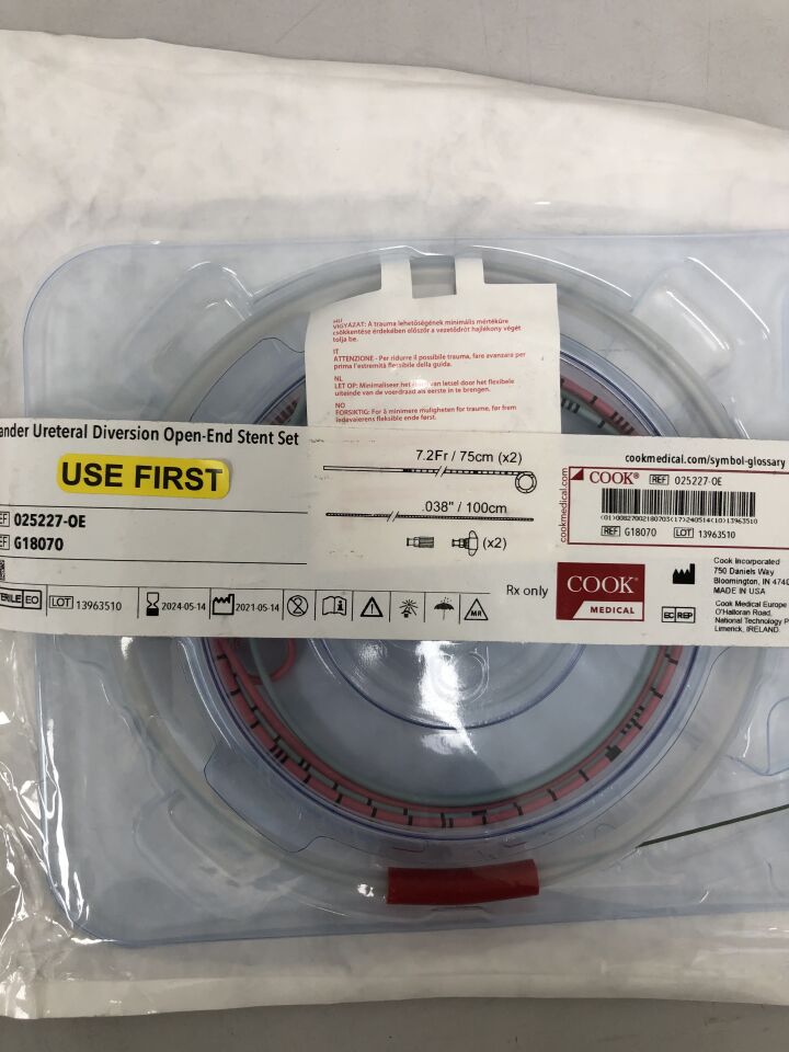 G18070 - COOK - Bander Ureteral Diversion Open-End Stent Set, (EA)
