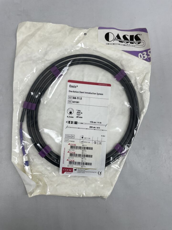 G21381 - COOK - Oasis-One Action Stent Introduction System 11.5F, (EA)