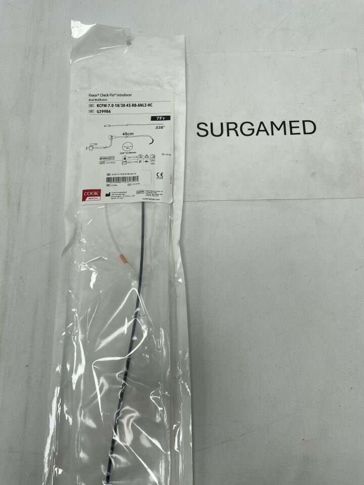 G29986 - COOK - Flexor Check-Flo Introducer - Ansel Modification - 7Fr x .018"/.038" x 45cm (L), ()