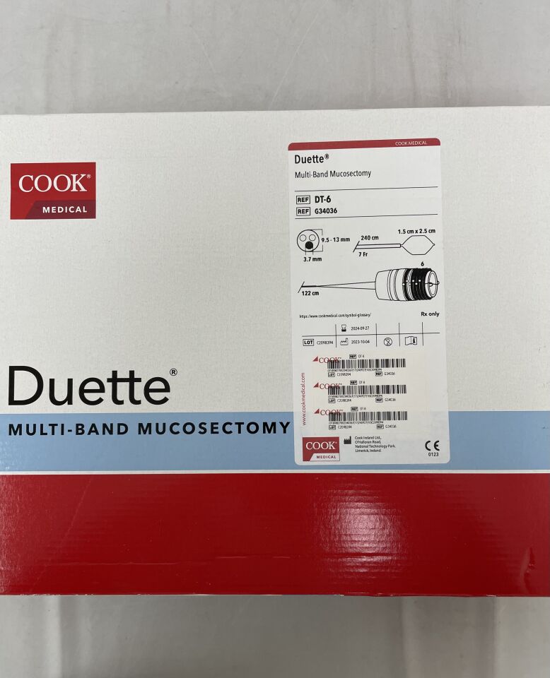 G34036 - COOK - Duette Multi-Band Mucosectomy 9.5-13mm, 7F, (BX/1)