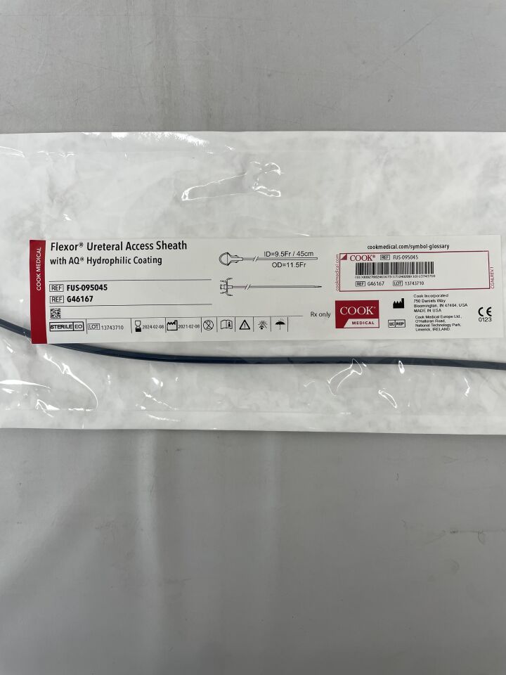 G46167 - COOK - Flexor Ureteral Access Sheath 9.5F x 45cm, (EA)