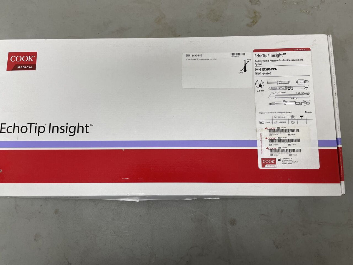 G46560 - COOK - EchoTip Insight Portosystemic Pressure Gradient Measurement System, 25G, 5.2F x 90cm, (BX/1)