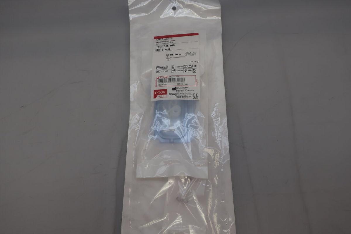 G11632 - COOK - Chait Percutaneous Cecostomy Catheter, 10.2 Fr Size, 0 to 6 cm Tract Length, (EA)